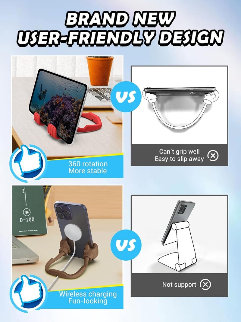 CALDEVER Stocking Stuffers for Teens Girls Adults Cell Phone Stand: UPGRADE Adjustable Thumbs Up Lazy Phone Holder for Desk Cool Gadgets Fun Birthday Gifts Ideas for Kids Teenager Women Gifts for Christmas - Image 5